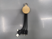 Cable de Carga USB 3 en 1 Multifuncional con Logotipo LED, 1 Metro, Tipo-C, Carga Rápida 3A, Cable de Nailon para Auriculares IOS, Venta al Por Mayor