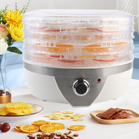 5 Lagen Huishoudelijke Fruit En Groente Droger Voedsel Dehydrator Voedsel Droger Elektrische Plastic Engels 5 Trays Xj Of Oem Odm
