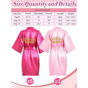 24個キッズフォーガールズ6スパパーティーローブ6トートバッグ6ヘッドバンド6スパマスクガールズスパパーティー用品 - Product Image 2