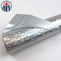 HTY feuilles holographiques or et argent feuilles de transfert à chaud pour papier plastique Textile cuir verre Toner réactif pour papier et plastique