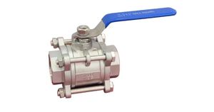 Válvula de bola flotante manual industrial de 2 piezas de acero inoxidable de 2'' 1000wog CF8 CF8m SS304 SS316 Wcb con extremo roscado NPT/BSPT/BSPP - Product Image 5