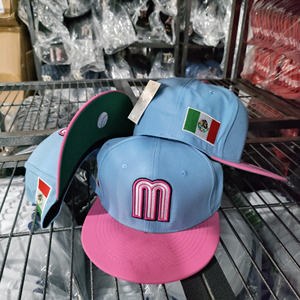 Cappellino da Baseball aderente di alta qualità da uomo con bordo curvo a 6 pannelli classico Vintage a tesa piatta Gorras - Product Image 6