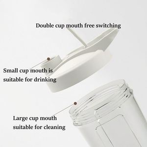 Tasse à eau de sport automatique sans BPA <span class=keywords><strong>Shaker</strong></span> de protéines de gymnastique à agitation automatique pour café tasse de mélange en plastique de protéines d'avoine pour pratique - Product Image 2