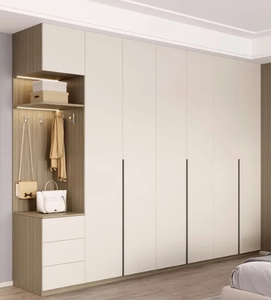 Meubles de garde-robe personnalisés en bois massif pour chambre à coucher et hôtel usage domestique - Product Image 3