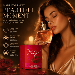 Profumo di Lusso da Donna 100ml in Bottiglia a Forma di Mela, Stile Dubai, Elegante Confezione Rossa, Fragranza Kiss Mark, Marca Originale Mediorientale, Spray - Product Image 2