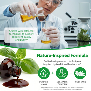 SOLOTREE Integratore Biologico Vegano di Foglie di Basilico Sacro, Estratto Liquido in Gocce per Mantenere la Vitalità e il Supporto Emotivo - Product Image 5