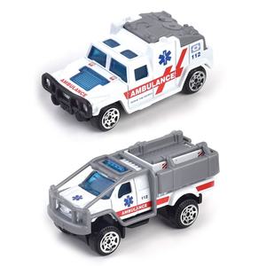 Samtoy 6PCS L'hôpital 1:<span class=keywords><strong>64</strong></span> Friction Alliage Moulé Sous Pression Véhicules Modèle Mini Jouet Voitures <span class=keywords><strong>Ambulance</strong></span> Jouet pour Enfants - Product Image 3