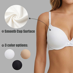 Reggiseno Intimo da Donna Push-up con Coppe Rimovibili a Forma di Palma, Ideale per T-Shirt - Product Image 2