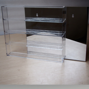 Boîte de présentation transparente en acrylique avec design empilable, vitrine anti-poussière pour Lego, figurines et objets de collection - Product Image 1