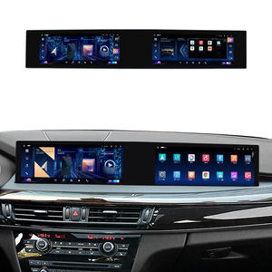 Pantalla interactiva dual <span class=keywords><strong>Android</strong></span> Touch Carplay 360 Navegación GPS Carplay para BMW X5 X6 F15 F16 2007-2018 - Product Image 1