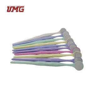 10 pz/scatola dentale <span class=keywords><strong>Double</strong></span> <span class=keywords><strong>Sided</strong></span> bocca specchio superficie bocca esame riflettore specchio orale - Product Image 2