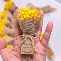 Buket Bunga Kering Gypsophila, Suvenir Pernikahan Rustic, Suvenir Baby Shower, Suvenir Pesta Pernikahan di Halaman Belakang