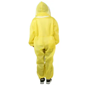 Pomelo New Beekeeping Protective <b>Suit</b> Yellow Jumpsuit Polyester Thick & Breathable 1 Year Warranty One-piece Anti <b>Bee</b> <b>Suit</b> - Product Image 5