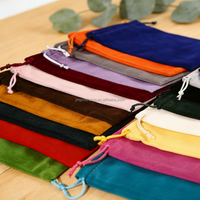 Pochette en velours personnalisée noire, écologique, durable, réutilisable, multi-usages, avec cordon de serrage, couleur et taille personnalisées, logo personnalisé