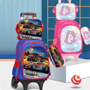 Juego <span class=keywords><strong>de</strong></span> carrito <span class=keywords><strong>de</strong></span> dibujos animados para niños <span class=keywords><strong>de</strong></span> 3 piezas, mochila escolar impermeable, bolsa <span class=keywords><strong>de</strong></span> almuerzo, estuche <span class=keywords><strong>de</strong></span> lápices, bolso <span class=keywords><strong>de</strong></span> hombro <span class=keywords><strong>de</strong></span> moda para - Product Image 1