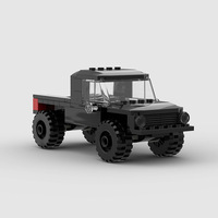 Compatible avec les briques de marque, petites pièces, voiture de course, camion, MOC, jouets éducatifs à assembler soi-même, blocs de construction en plastique ABS