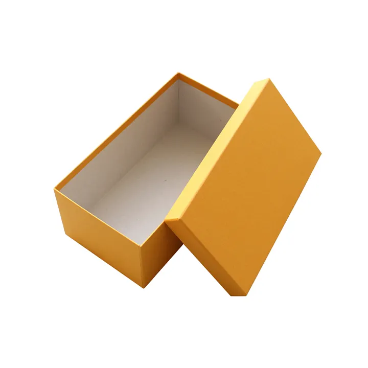 Japanese corporate packaging surprise gift box with lid simple design
