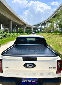 BESTWYLL Pickup de aluminio cubierta de cama de camión eléctrico para camiones Ford <span class=keywords><strong>Ranger</strong></span> Stormtrak 2023 + - Product Image 2