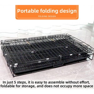 Cage Spécialisée en Fil Métallique pour Chat, Facile à Installer, pour Balcon et Intérieur, Faible Quantité Minimale de Commande - Product Image 6