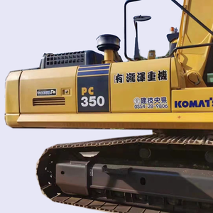 Excavadora sobre orugas Komatsu PC350 original usada en Japón, excavadoras de 35 toneladas, excavadora hidráulica de tamaño mediano para proyectos de construcción - Product Image 1