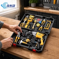 Meilleure Offre - Ensemble d'Outils Électriques Sans Fil Professionnel Certifié de Haute Qualité 5 en 1 20V - Batterie Lithium-Ion Portable pour la Maison
