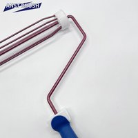 Cadre de rouleau à peinture en cage à 5 fils ANST Industrial 7 pouces, 9 pouces, 10 pouces avec tige de 6 mm de diamètre, acier inoxydable zingué, bricolage, OEM personnalisé