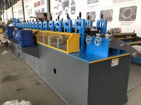 Machine de profilage entièrement automatique pour profilés en acier galvanisé pour structures solaires, pour la production de profilés en C et en U (Unistrut)