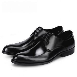 Nuevo Modelo 2025 - Zapatos de Hombre Casuales de Cuero de Alta Calidad, Estilo Británico, Talla Grande, con Cordones, para Otoño, que Aumentan la Estatura - Product Image 5