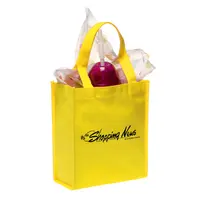 अनुकूलित शॉपिंग बैग के साथ लोगो प्रिंट पुनर्नवीनीकरण व्यापार शो Giveaways पारिस्थितिक ढोना बैग गैर बुना बैग कस्टम