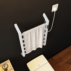 <span class=keywords><strong>Toallero</strong></span> eléctrico de 220V para baño, pantalla Digital táctil impermeable, <span class=keywords><strong>toallero</strong></span> de secado de calefacción eléctrica para hoteles - Product Image 5