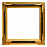 Cadre en bois orné de style baroque 20x24 pouces, convient aux peintures à l'huile, cadre d'image doré antique pour décoration murale de luxe