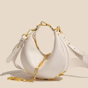 Sac à main bandoulière Crescent pour femme, sac à main élégant à embrayage croissant peut être une ceinture <span class=keywords><strong>coquine</strong></span> - Product Image 3