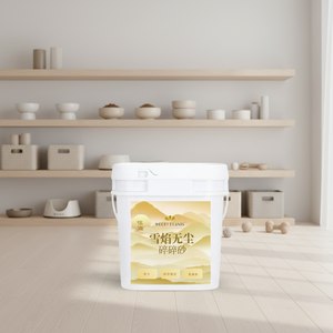 Mineral <b>Cat</b> Litter <b>Box</b> No Dust Fast Clumping Highly Adsorbent Great Odor Control Premium Sodium-based Sand Red Crushed Sand OEM - Product Image 1