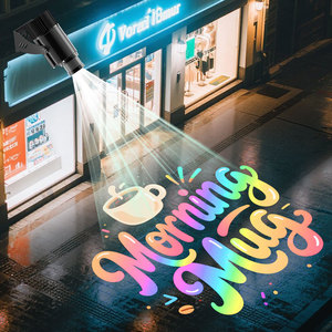 Водонепроницаемый проектор Gobo, 40 Вт, 60 Вт, 100 Вт, 150 Вт, 200 - Product Image 1