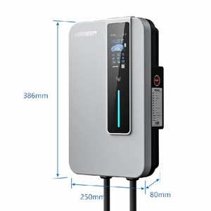 Station de <span class=keywords><strong>Recharge</strong></span> Murale <span class=keywords><strong>pour</strong></span> Véhicule Électrique à Écran LCD, <span class=keywords><strong>Carte</strong></span> de Balayage/Démarrage de l'APP <span class=keywords><strong>pour</strong></span> Chargeur de <span class=keywords><strong>Voiture</strong></span>, Boîte Murale <span class=keywords><strong>pour</strong></span> <span class=keywords><strong>Voiture</strong></span> Électrique, Nouveauté 4.3 - Product Image 1