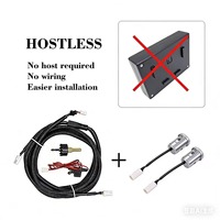 Capteur de recul universel pour véhicule, 2 sondes étanches, sans avertisseur sonore, installation facile, kit radar complet