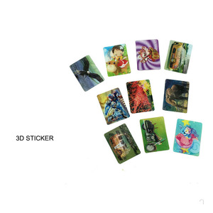 Chất Lượng Cao Tùy Chỉnh 3D Anime Dạng Thấu Kính Sticker Chuyển Động Không Thấm Nước Với Phim Hoạt Hình Hình Ảnh Cho Xe Ô Tô Và Xe Đạp - Product Image 1