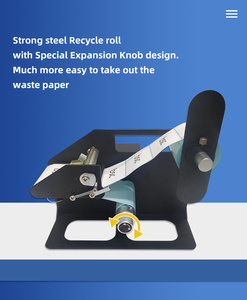 BSC 120mm Sticker Label Dispenser with Counter Automatic Sticker Roll Dispenser with Shape of the Mailed Paper by Label System - Product Image 3