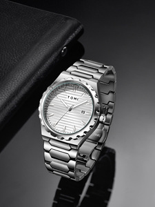นาฬิกาข้อมือควอตซ์แฟชั่นธุรกิจผู้ชาย <span class=keywords><strong>TOMI</strong></span> T302 ขายส่ง สายสแตนเลสพรีเมียมแบบกำหนดเอง นาฬิกาผู้ชายสำหรับใช้ในชีวิตประจำวัน - Product Image 4