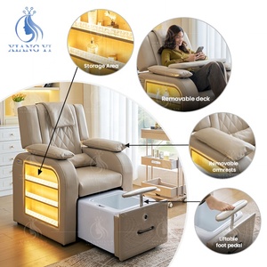 Sillas de Pedicura y Manicura para Salón de Belleza, Personalizadas de Fábrica, sin Plomería, con Tazón para Spa de Pies - Product Image 5