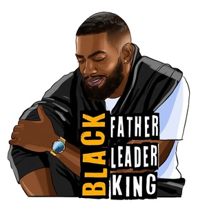 Personalización Black Father Black King Heat DTF Transferencia <span class=keywords><strong>de</strong></span> impresión <span class=keywords><strong>para</strong></span> camiseta - Product Image 1