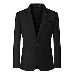 Nuova Giacca <span class=keywords><strong>da</strong></span> <span class=keywords><strong>Uomo</strong></span> Classica Business Abbigliamento Formale e Casual Tinta Unita Personalizzabile <span class=keywords><strong>da</strong></span> Matrimonio Slim Fit <span class=keywords><strong>Blazer</strong></span> <span class=keywords><strong>da</strong></span> Completo Formale - Product Image 1