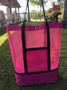 Picnic Beach <b>Bag</b> Women Mesh Transparent Double-layer Swim Storage High Capacity Shopping Waterproof <b>Bags</b> Tote - Product Image 4