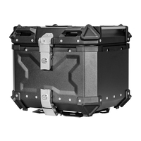 X-Series 35L/45L/55L/65L boîte à bagages de coffre de moto en aluminium étanche boîtier supérieur de rangement boîte de queue de moto