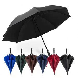 Paraguas Recto para Adultos, Económico, de 23 Pulgadas (100 cm), Diseño Clásico, con Mango en J, Colorido, Apertura Automática, para Sol y Lluvia - Product Image 2