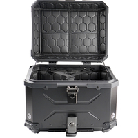 F2-MOTO Moto Meilleure valise arrière élégante et étanche en alliage d'aluminium Top Box Grande capacité Valise arrière de locomotive 25L-100L