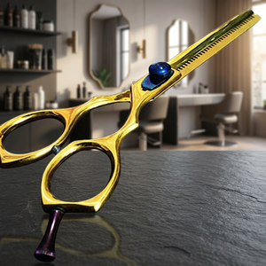 Tijeras de Peluquería ASAP Ecológicas de Acero Inoxidable con Mango Corto para Diestros, Duraderas para Corte de Cabello en Salón - Product Image 3