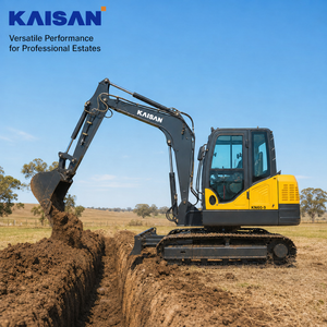 Mini-<span class=keywords><strong>pelle</strong></span> excavatrice avec moteur Kubota, 5/6 <span class=keywords><strong>tonnes</strong></span>, norme EPA Tier 4, livraison gratuite, avec tête de broyeur - Product Image 2