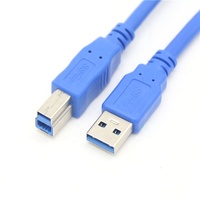 Câble d'imprimante 1m 1.5m 1.8m USB 3.0 A mâle vers B mâle Compatible pour disque dur, imprimantes, scanner, concentrateur USB, moniteur, etc.
