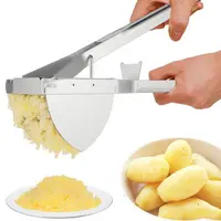 مضرب البطاطا جهاز تقطيع بطاطس غير قابل للصدأ هراسة الثقيلة مضرب البطاطا هراسة للطفل الغذاء الفاكهة عصارة النباتية